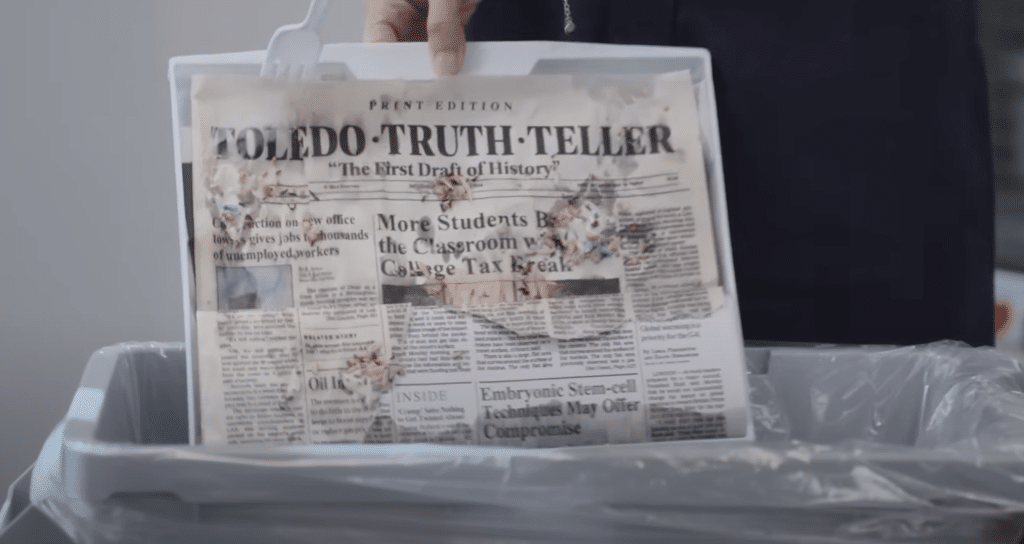 The Toledo Truth-Teller in 'The Paper'