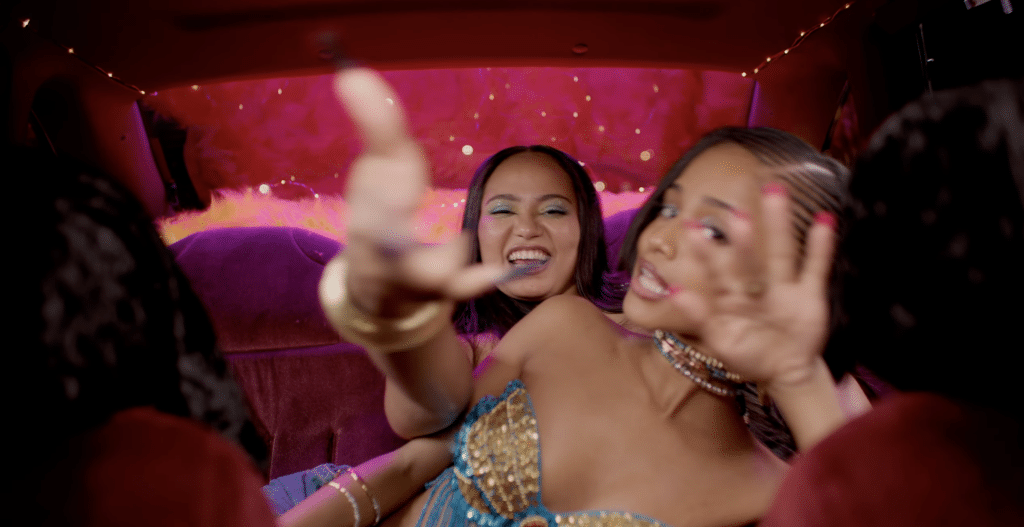 MOLIY and Tyla in the "Body Go" music video. Credit: MOLIY and Tyla
