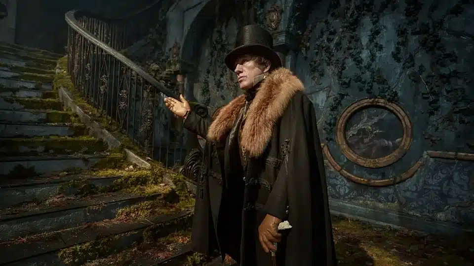 Christoph Waltz as Henrich Harlander.