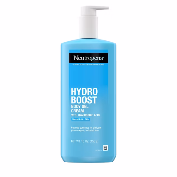 Neutrogena Hydro Boost Hydrating Body Gel Cream with Hyaluronic Acid for Normal to Dry Skin - 16 fl oz