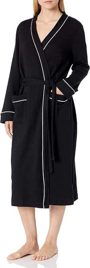woman wearing black robe