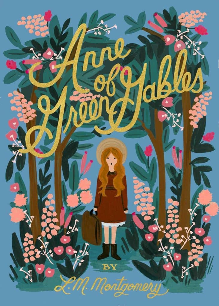 Novel, Anne of Green Gables by L. M. Montgomery.