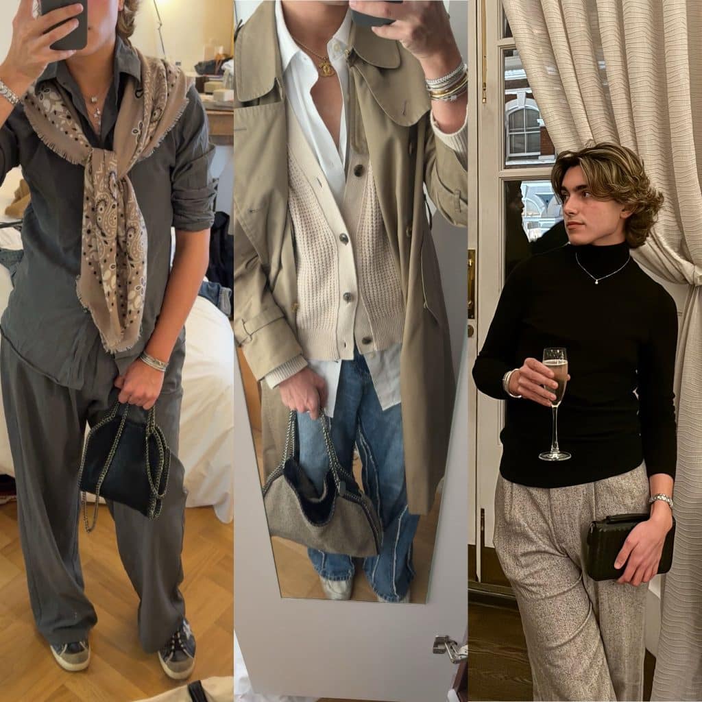 Three Fall/Winter outfits