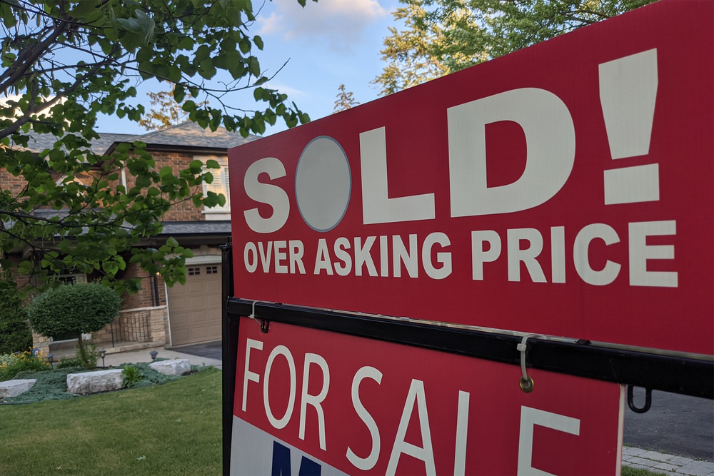 The phrase that sums up a market out of reach for many first-time buyers. (Image: Shutterstock)