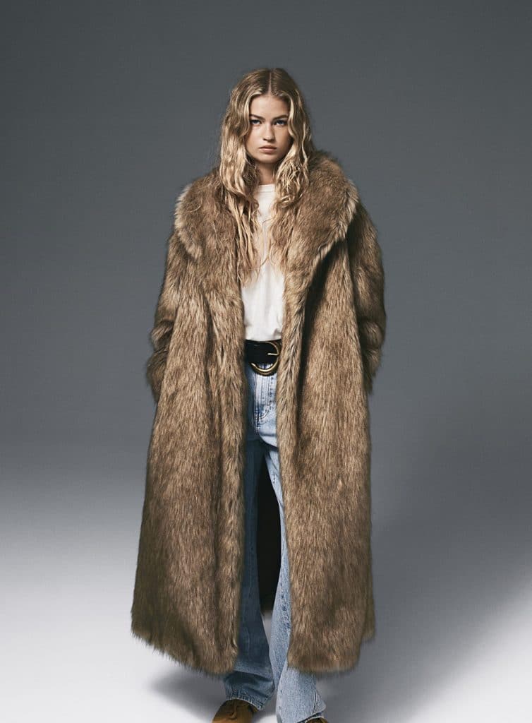 Free People Faux Fur Coat