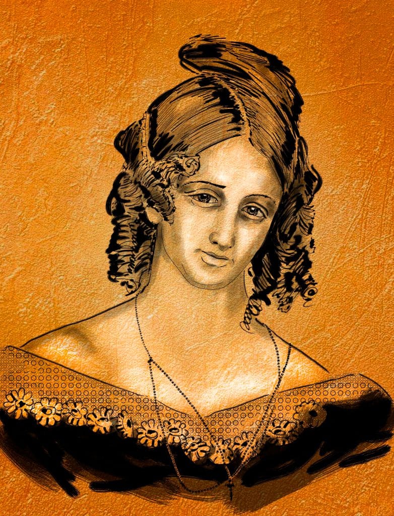 English writer Mary Shelley is best known for her horror novel "Frankenstein, or the Modern Prometheus." She was married to poet Percy Bysshe Shelley