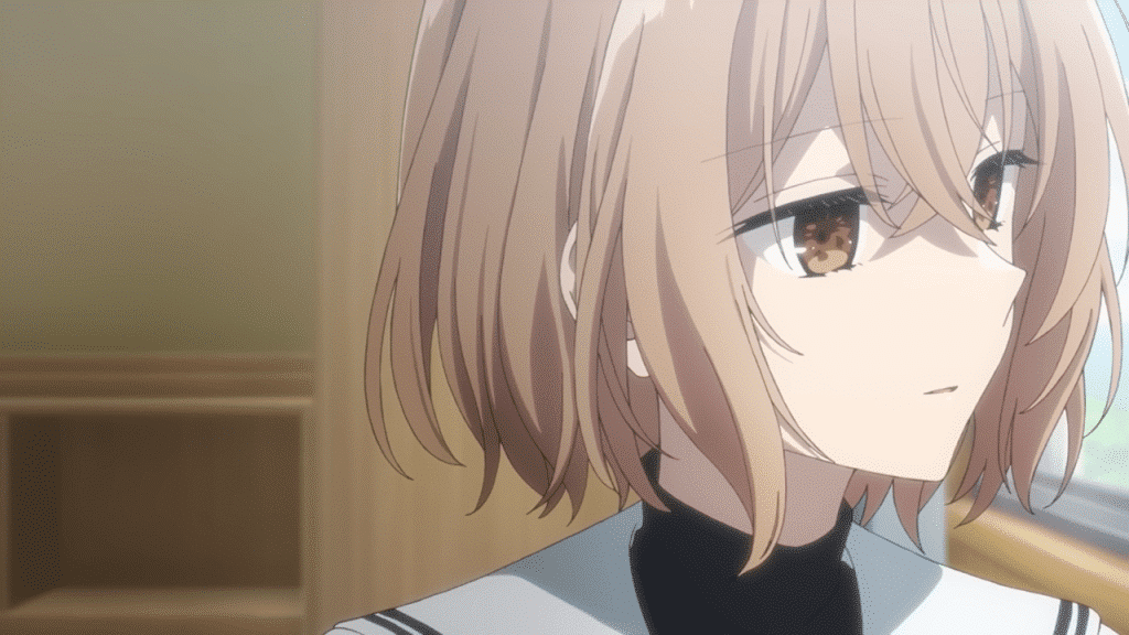 Yaotose Hinako looking out the window