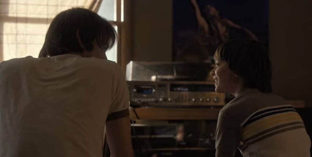 Jonathan and Will listening to The Clash.