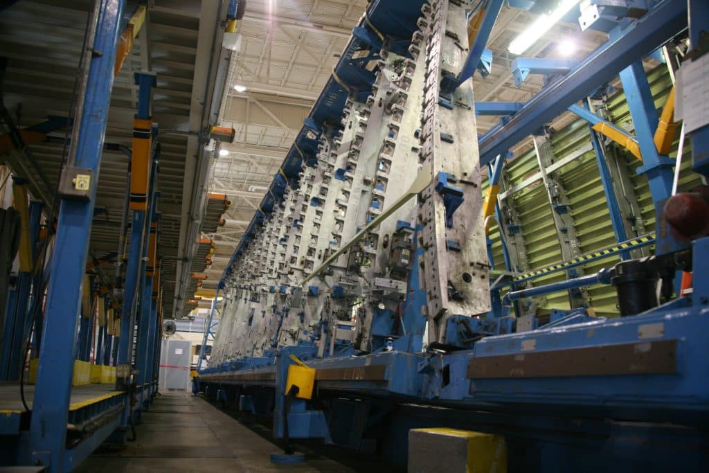 Interior of an Aerospace production facility