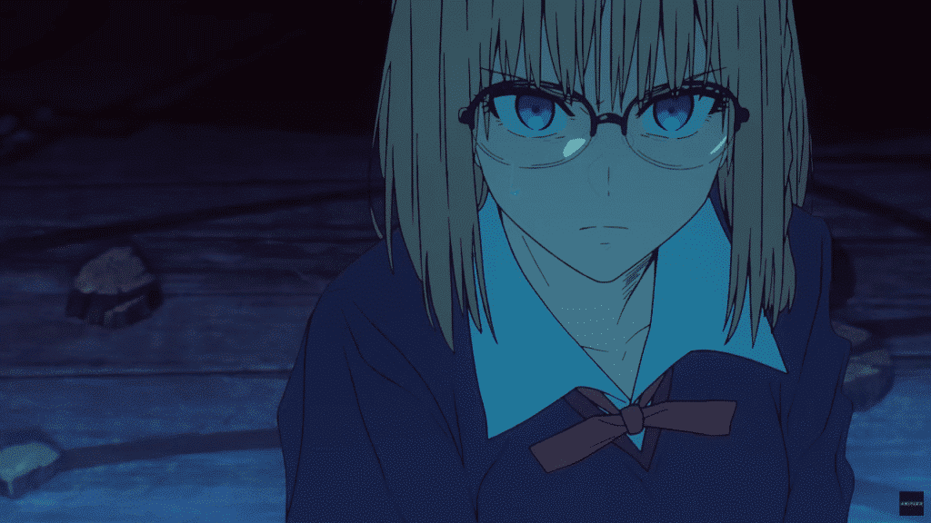 Ayaka looking worried
