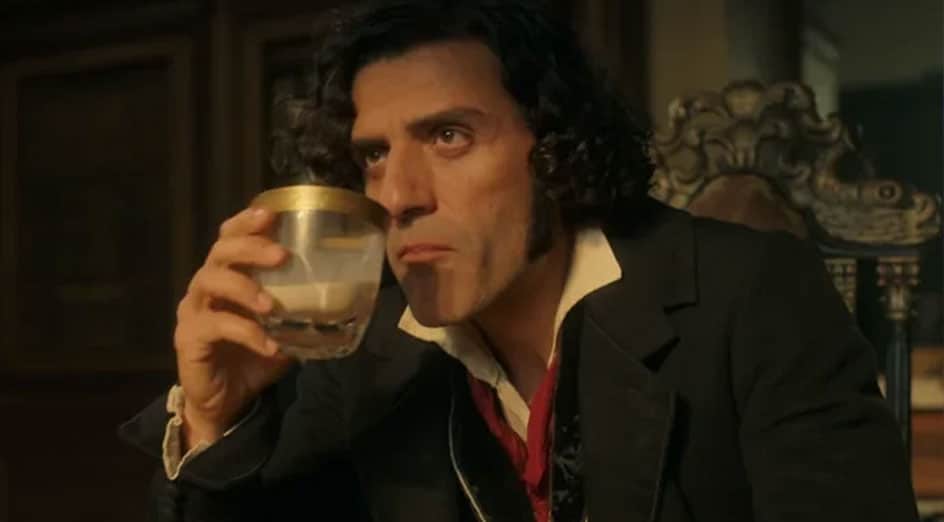 Victor Frankenstein drinking a glass of milk (Credit: Google)
