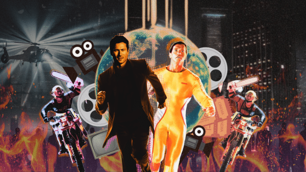 graphic image for the running man