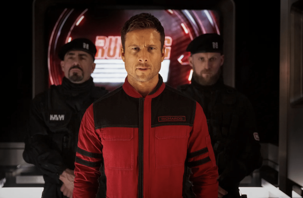 Glen Powell as Ben Richards in the running man