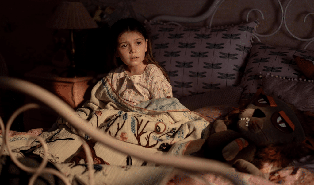 Sophie Sloan as Aurora. Credit: Lionsgate Films.