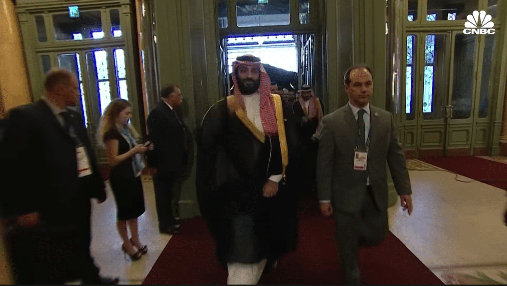 Crown Prince Mohammed bin Salman, the man behind Saudi’s sports spending spree.