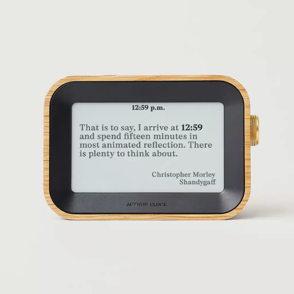 author clock
