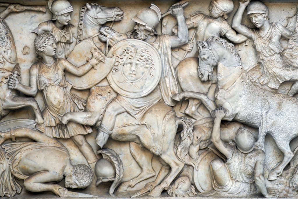 Roman society maintained an ‘almost limitless tolerance’ of homosexuality (Shutterstock).