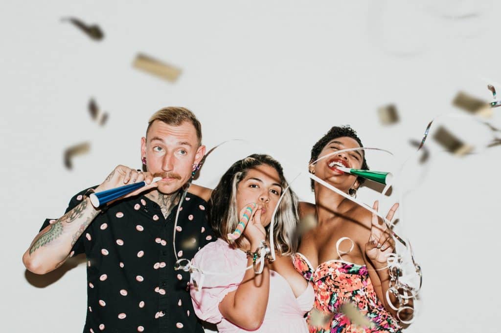 Hooting and hollering with horns isn't just a celebration. // Credit: Rawpixel.com / Shutterstock.