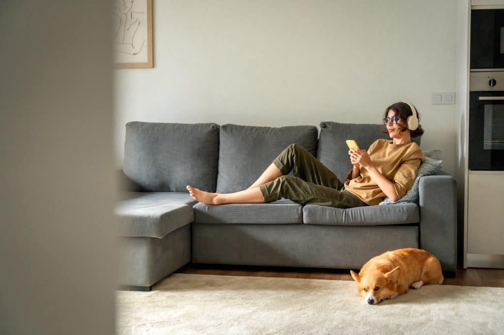 Relaxing on your own can be so peaceful.