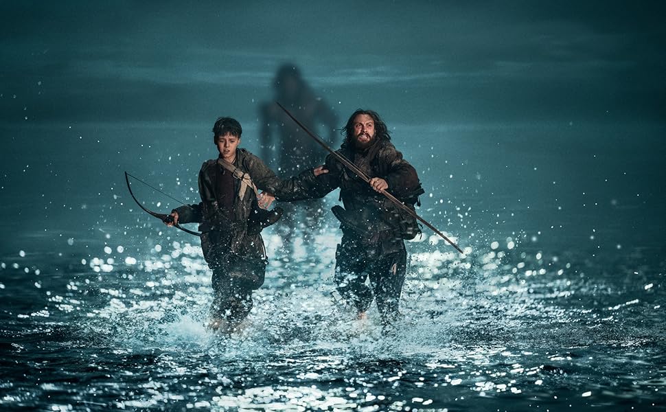 Alfie Williams and Aaron Taylor-Johnson run for their lives. Credit: Sony Pictures/Columbia Pictures.