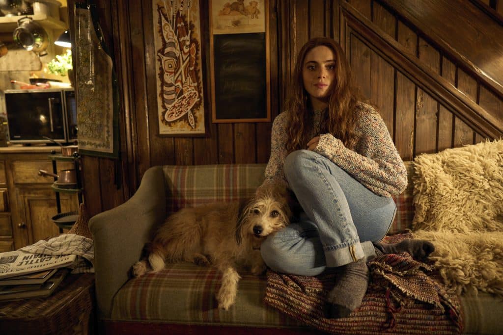 Bella MacLean as Taggie O'Hara in Disney+'s adaptation of Rivals from Jilly Cooper's Rutshire Chronicles