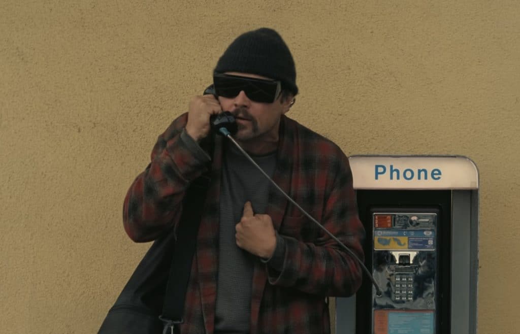 Leonardo DiCaprio as Bob Ferguson in "One Battle After Another." (Credit: Warner Bros. Pictures)