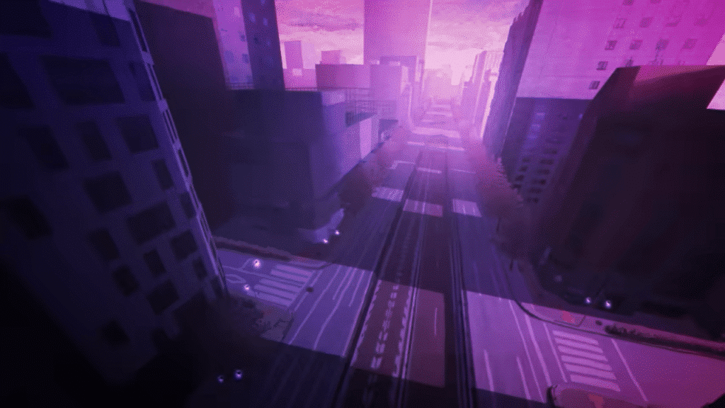 Panning Shot of the city where the Culling Games will take place.