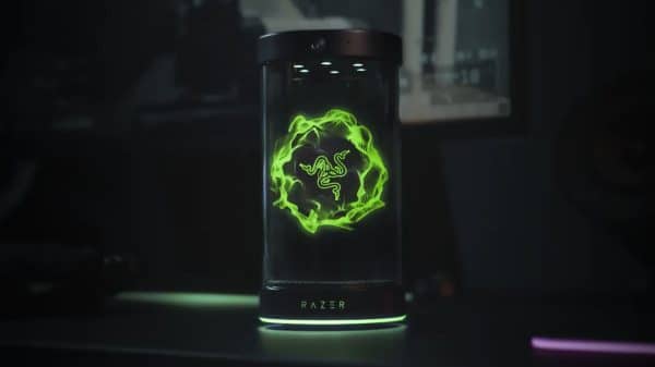 Project AVA holographic display.