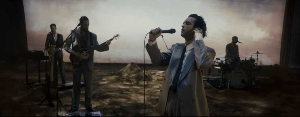 The 1975 in a music video