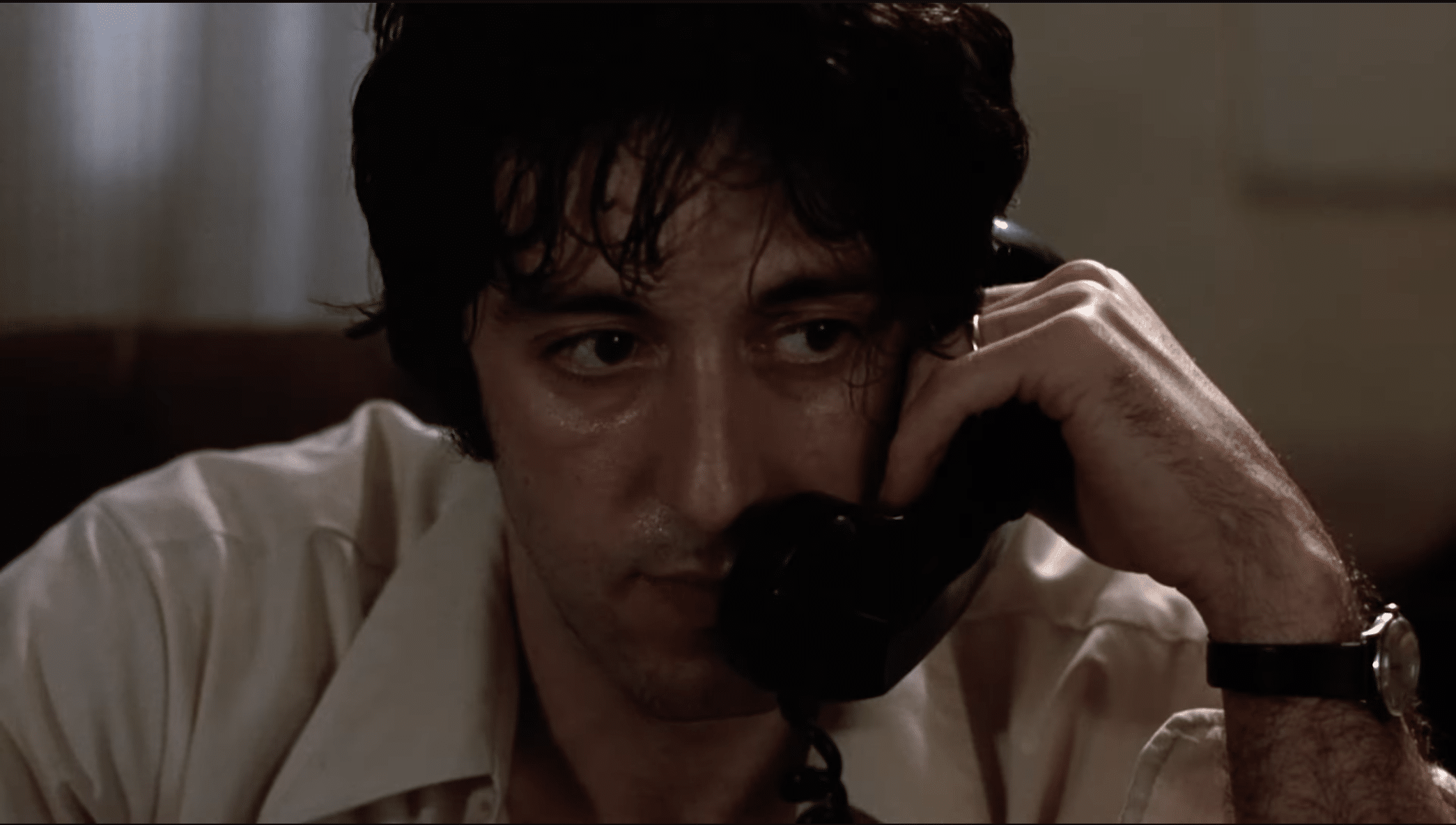 Al Pacino as Sonny Wortzik in Dog Day Afternoon (1975). (Credit: YouTube/@TMC)