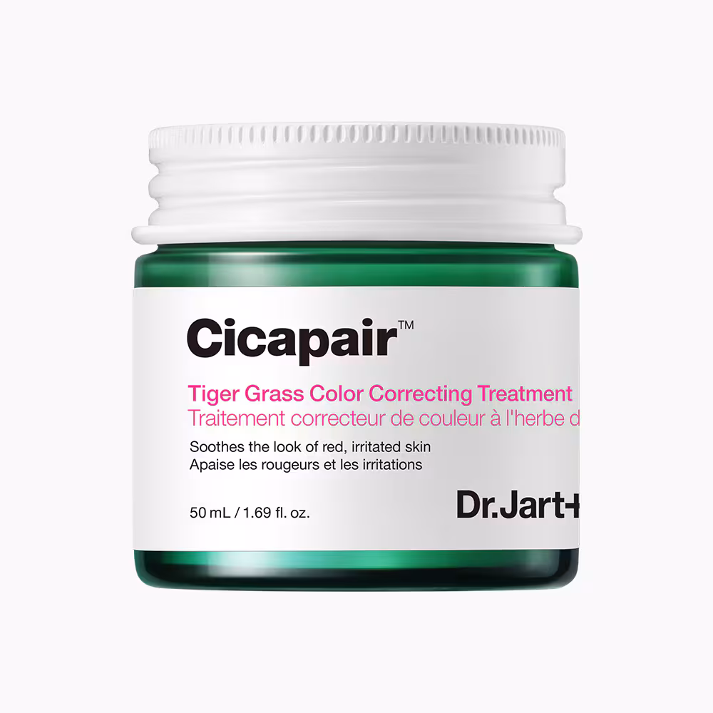 A stock photo of Dr. Jart Cicapair Soothing Color Correcting Treatment SPF 30.