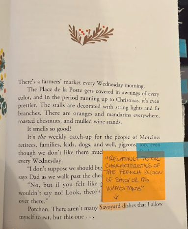 Advent book page