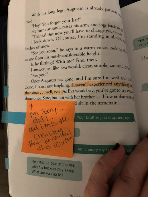 Advent book page