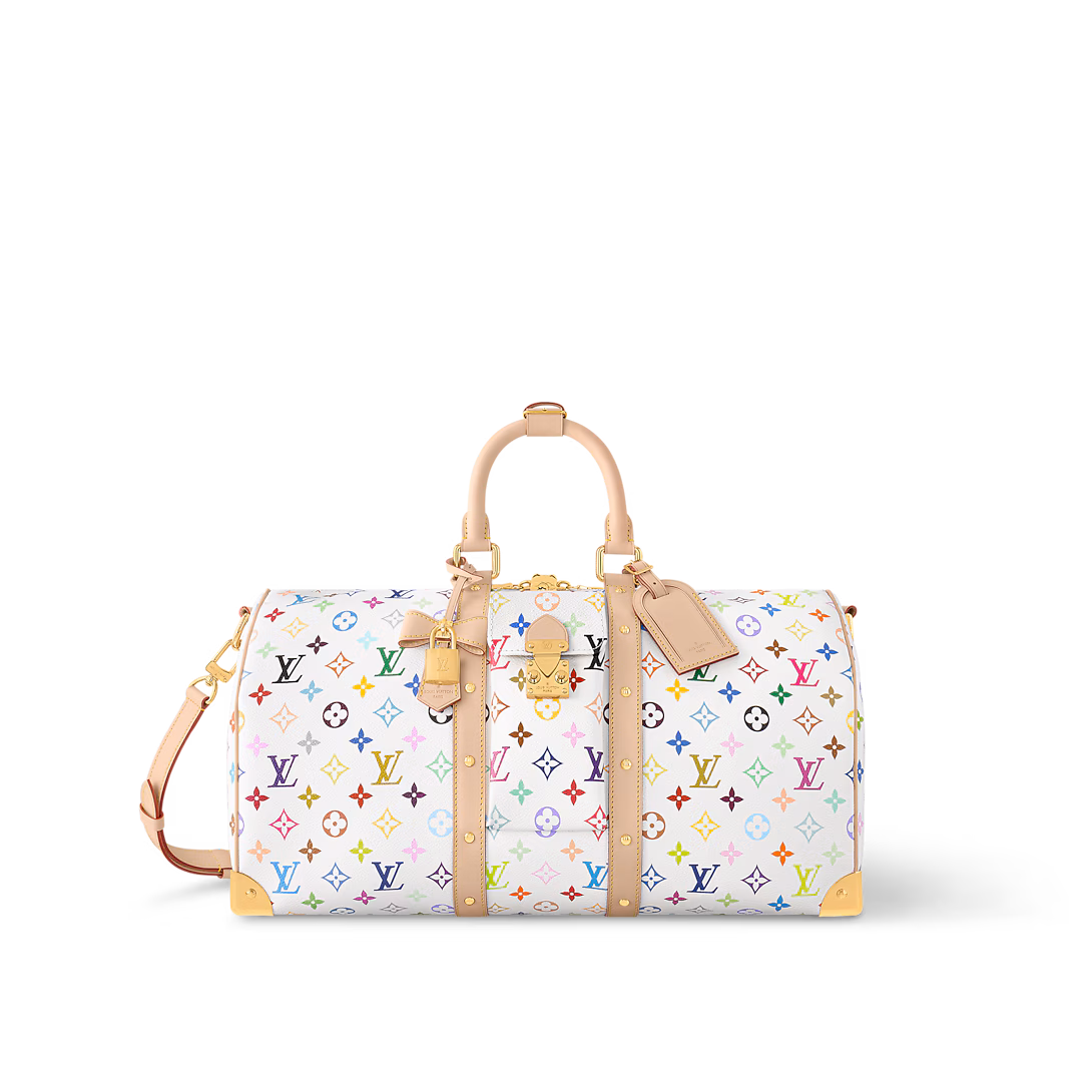The Keepall Bandoulière in Takashi Murakami design (Credit: Louis Vuitton)