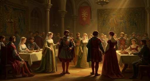 Image of a community in ancient Rome displaying the look of its culture.