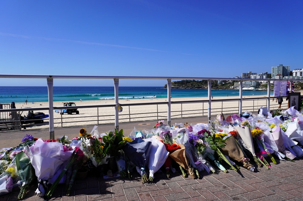 Flowers at Bondi Beach