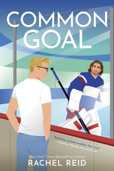 Promotional book cover for Rachel Reid's Common Goal, the 4th book in the Game Changers series