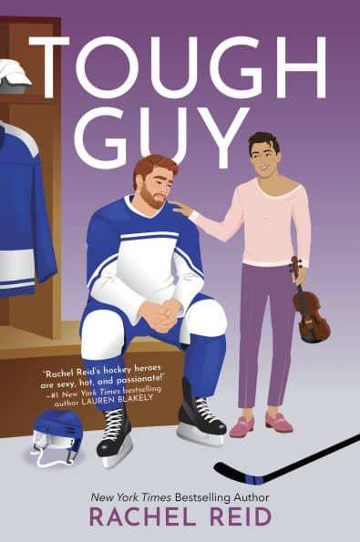 Promotional book cover of Tough Guy by Rachel Reid, the 3rd book in the Game Changers Series
