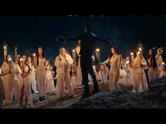 YoungBoy in the "Baby Boo" music video, released in promotion of Slime Cry album. surrounded by women holding a torch?