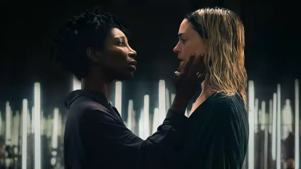 Mary and Sam share an intense moment. (Image: A24).