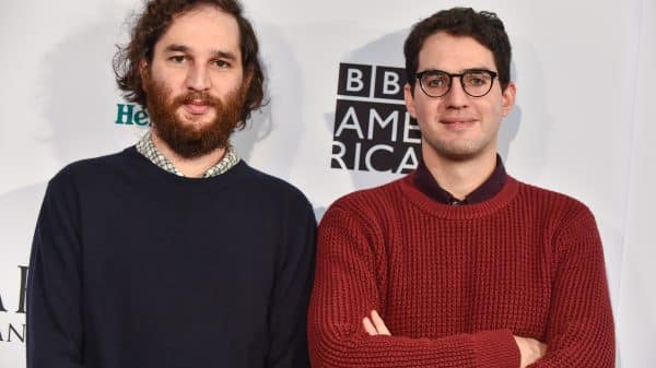 Benny Safdie and Josh Safdie arrives for the BAFTA Los Angeles Tea Party 2020 on January 04, 2020 in Los Angeles, CA