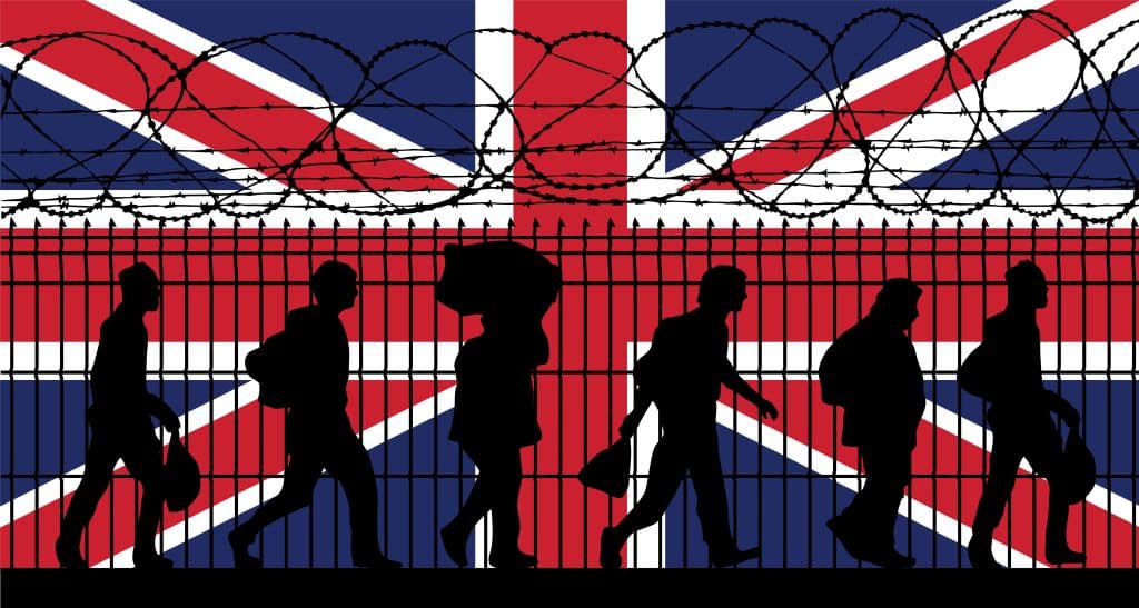 Illustration of entry into the EU.