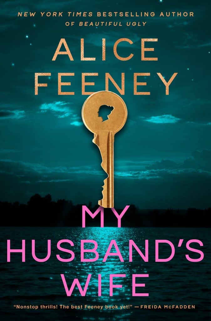 Book cover of My Husband’s Wife by Alice Feeney with dark, psychological thriller styling.