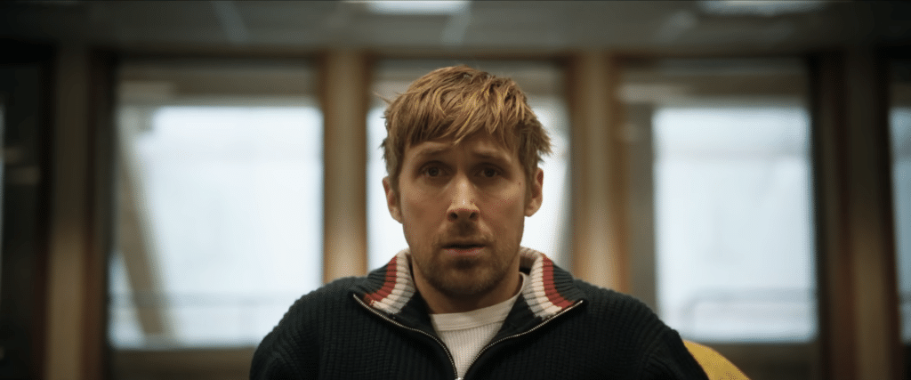 Screenshot of Ryan Gosling as Ryland Grace in Project Hail Mary.