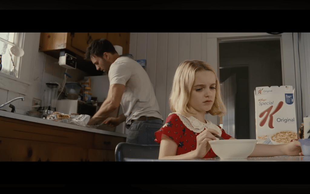 A younger Mckenna Grace in a major role in the movie Gifted alongside Chris Evans.