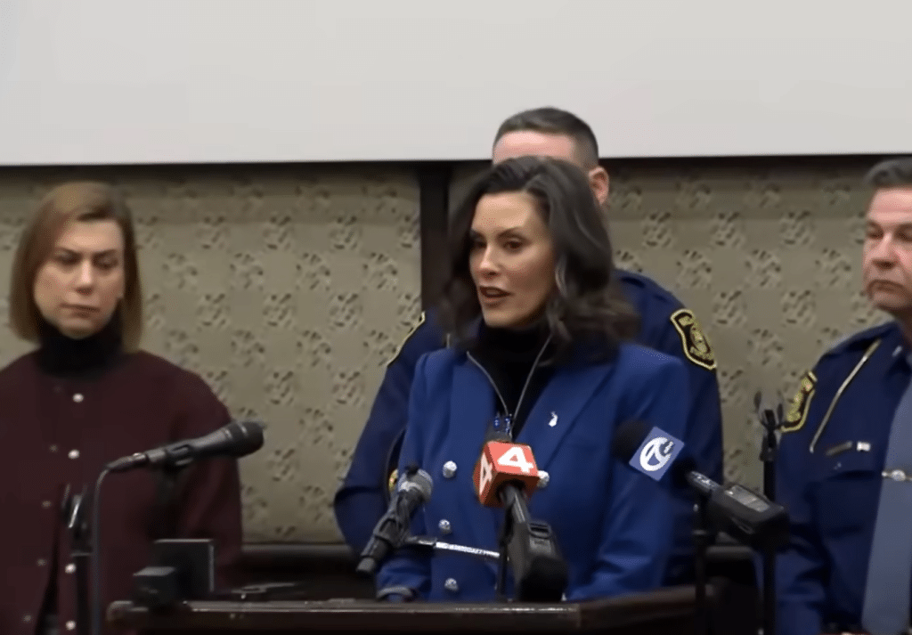 Michigan Governor, Gretchen Whitmer speaking on the antisemitic attack on the Temple Israel synagogue in Michigan