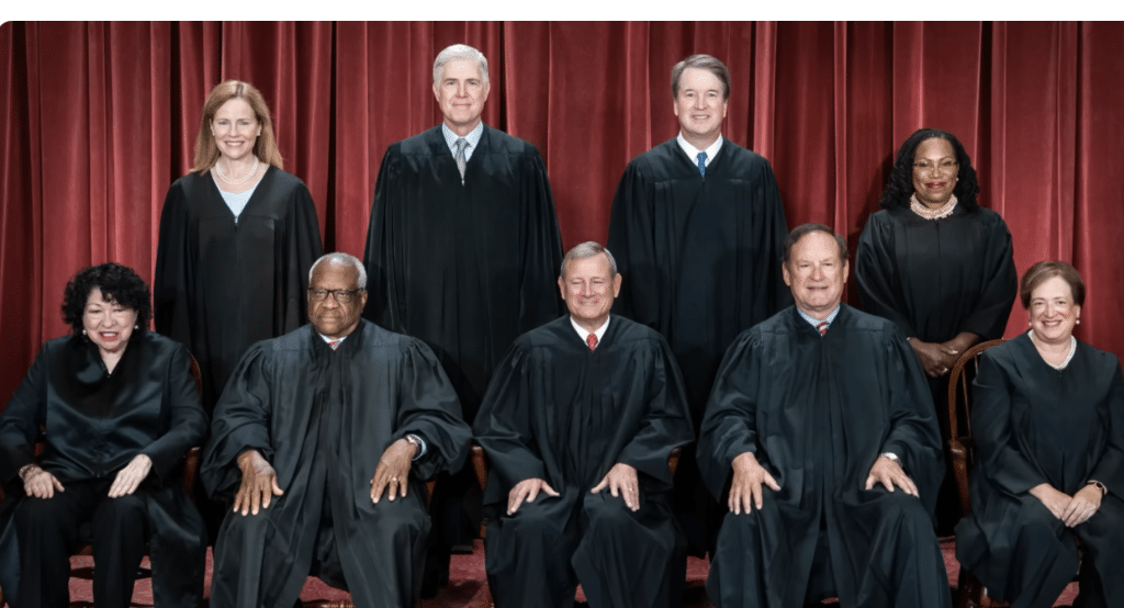 Portrait of Supreme Court Justices