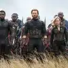 This still from Avengers: Infinity War shows various Marvel characters standing ready for a fight.