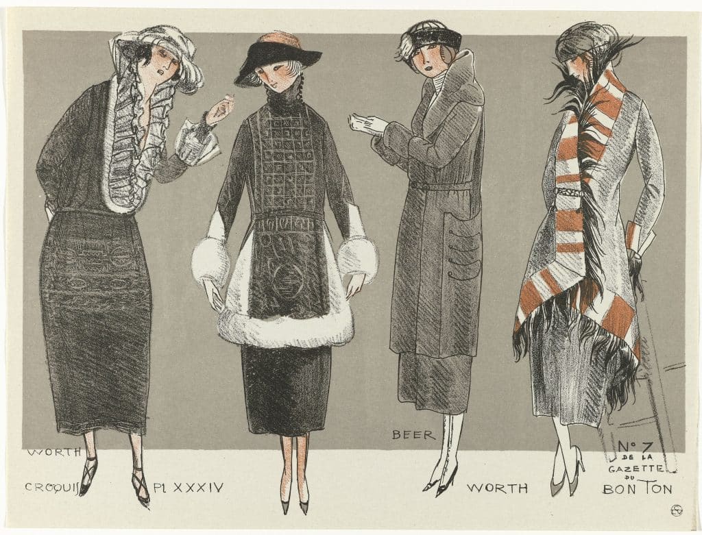 20s fashion sketches