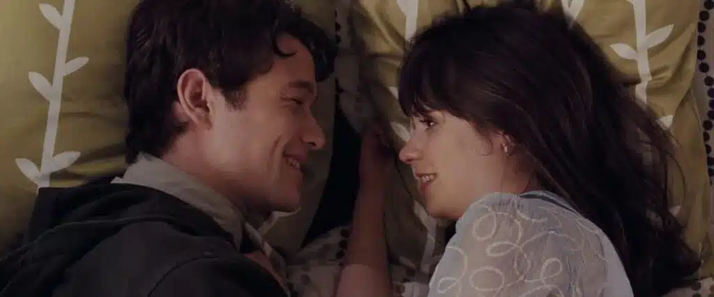 Tim and Summer sharing a moment in bed (Walt Disney).